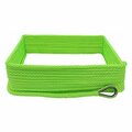 Lastplay 0.37 in. x 150 ft. Solid Braid MFP Anchor Line with Thimble, Neon Green LA2624493